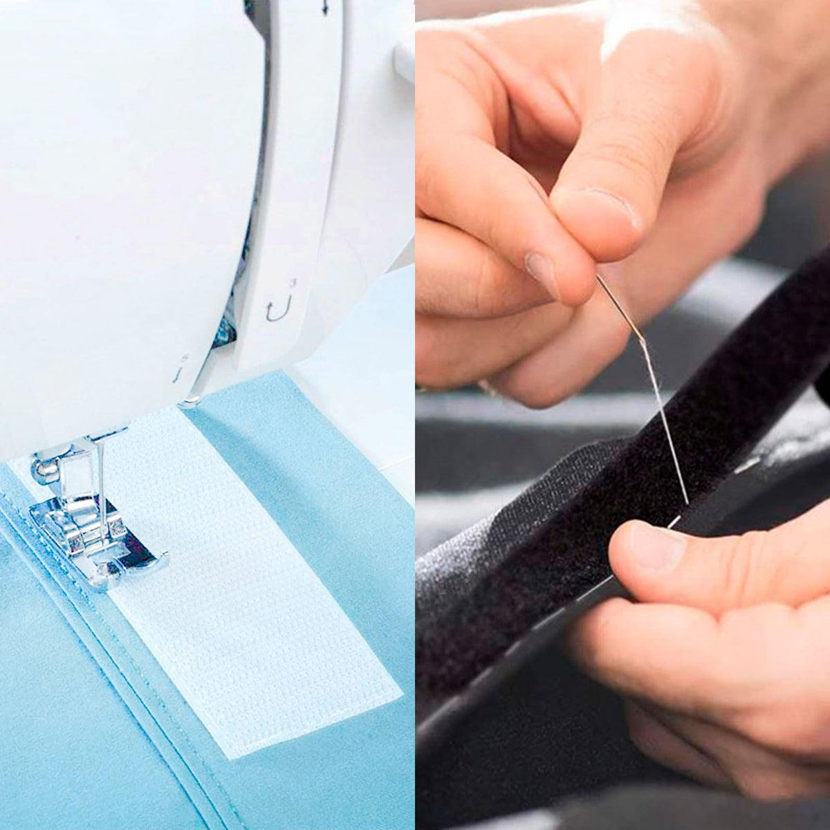 MARARDI Belcro Tape [Black] for Sewing Double-Sided [10 Metres x 40 mm] Hook and Loop [Non-Adhesive] Extra Strong and Durable Strips for Clothing