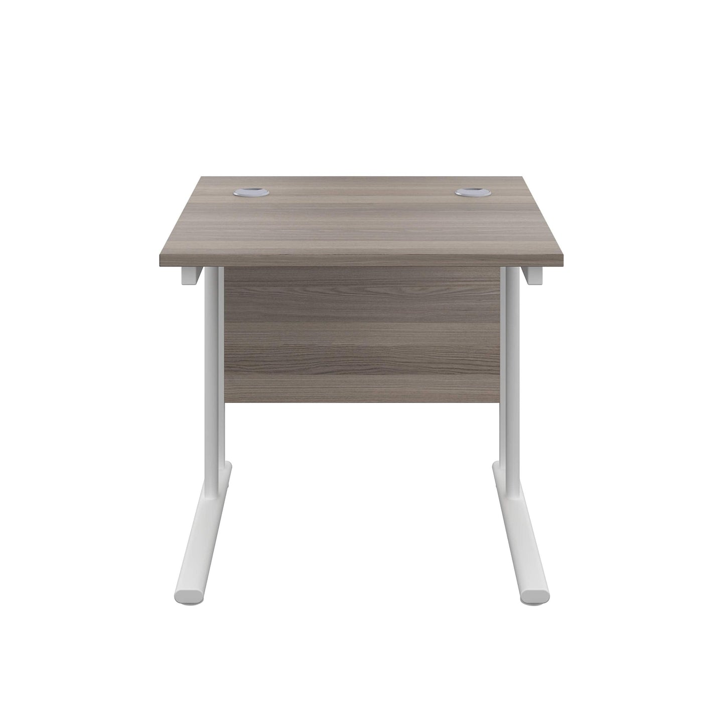 Office Hippo Heavy Duty Rectangular Cantilever Office Desk, Home Office Desk, Office Table, Integrated Cable Ports, PC Desk For Office or Home