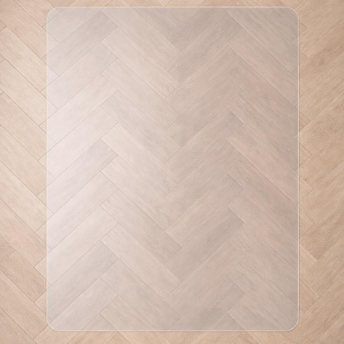 Marvelux Non-Slip Clear PVC Office Chair Mat for Hard Floors, 75 x 120cm