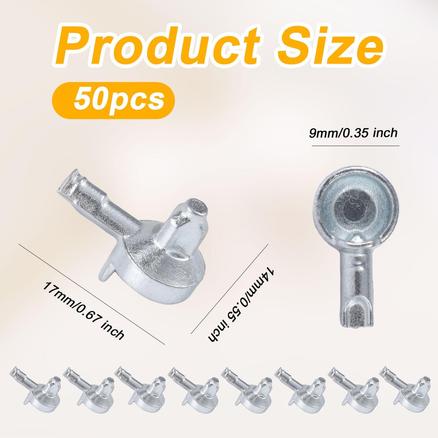 Tinoaly 50pcs Shelf Pegs Compatible with IKEA Billy Bookcase (Part 131372)