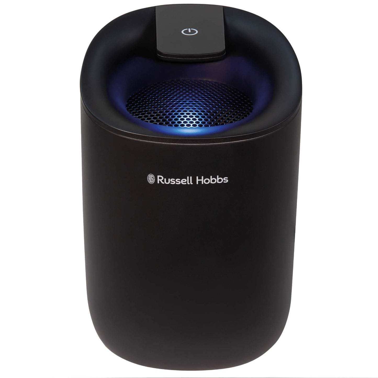Russell Hobbs RHDH1061B 300ml/day, Black Dehumidifier with Auto Defrost for Home, Kitchen, Basement, Garage, Caravan, Bathroom, Lightweight, 15m2 Room