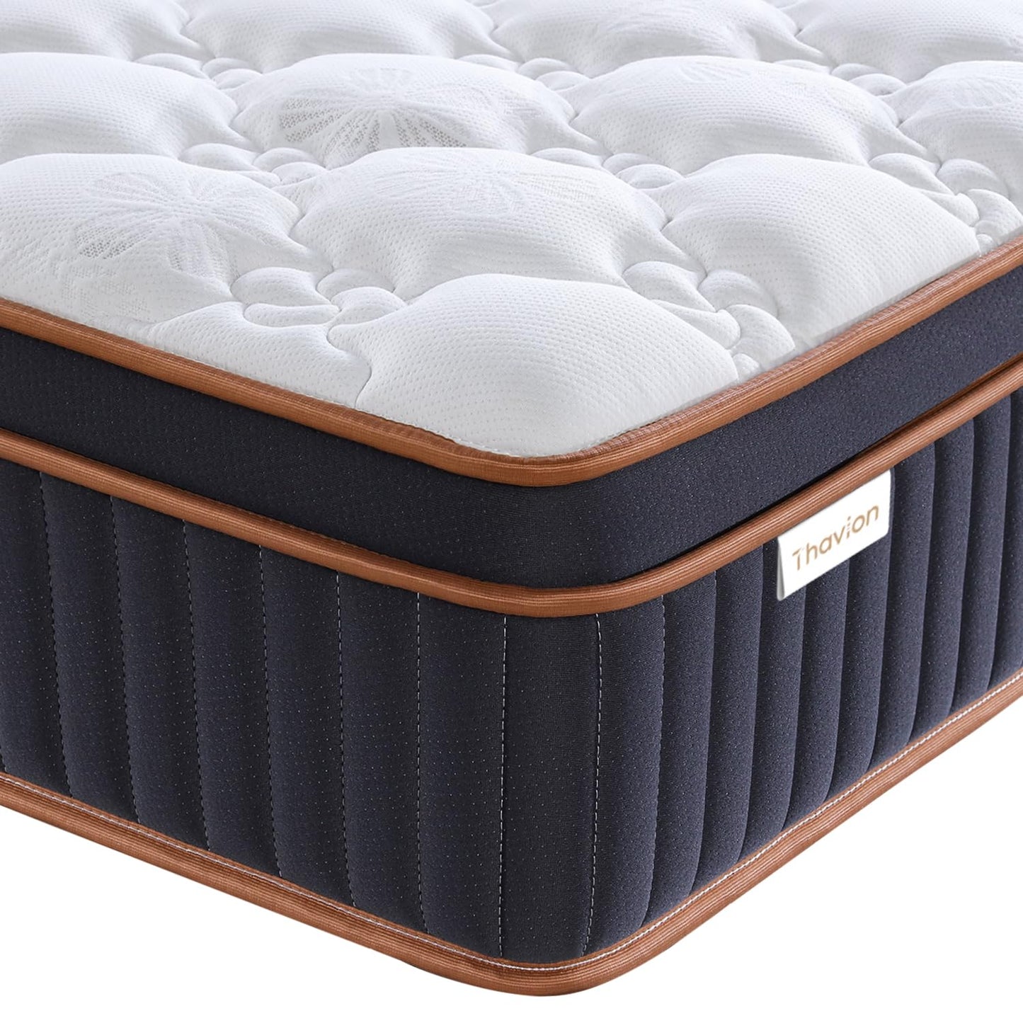 Thavion Single mattress, 3FT Single hybrid memory foam mattress,9-zone design with pocket springs and orthopaedic support