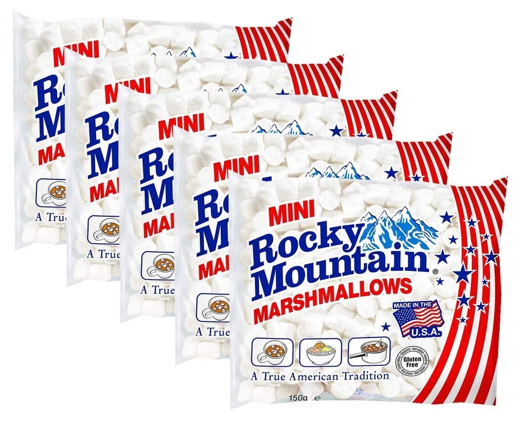 Rocky Mountain - Original Mini Marshmallows ? 150 g, pack of 5 (5 x 150 g)