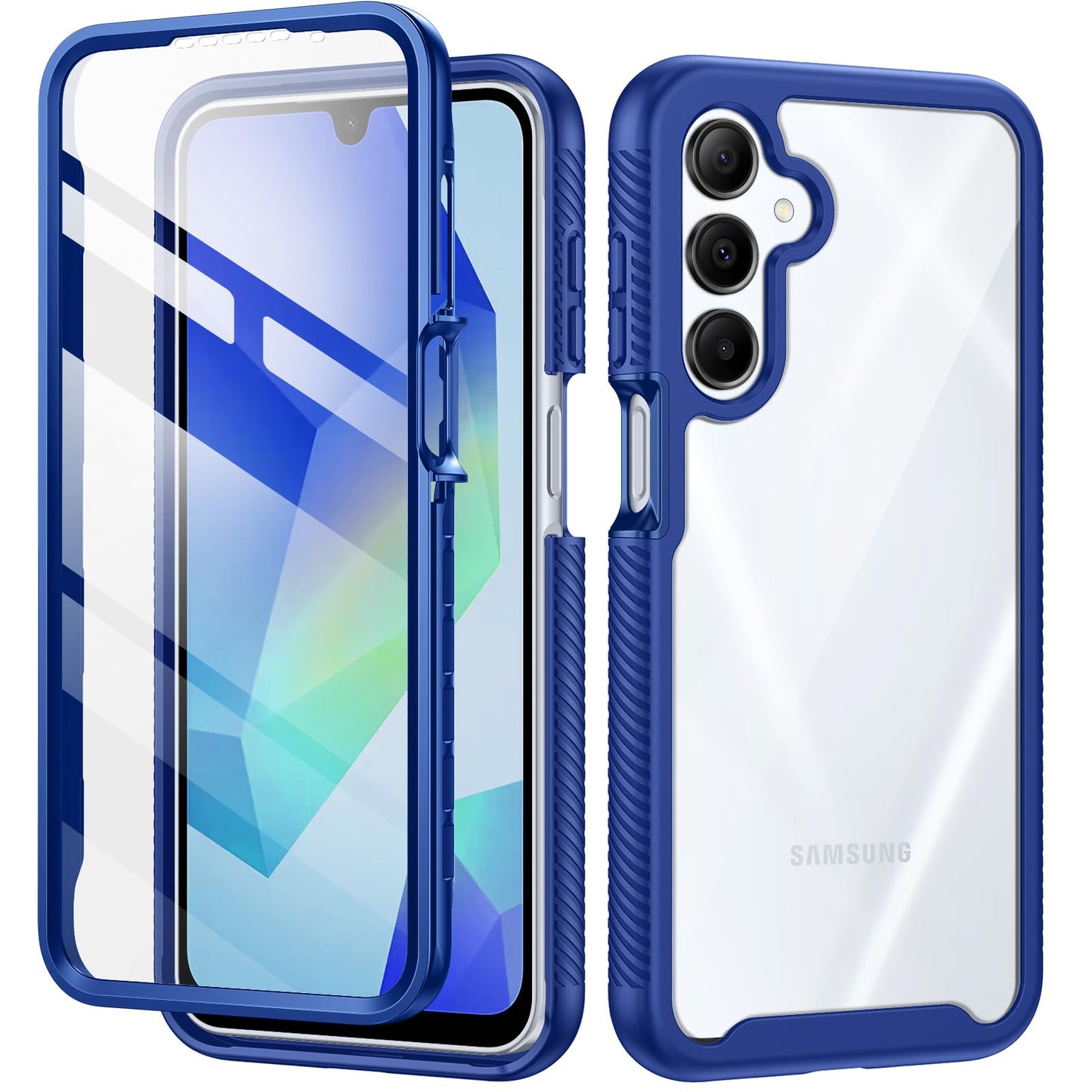 seacosmo for Samsung A16 Case, A26 Cover, Samsung A17 Case with Screen Protector Full Body Shockproof Protection Armour Cover Slim Fit Bumper
