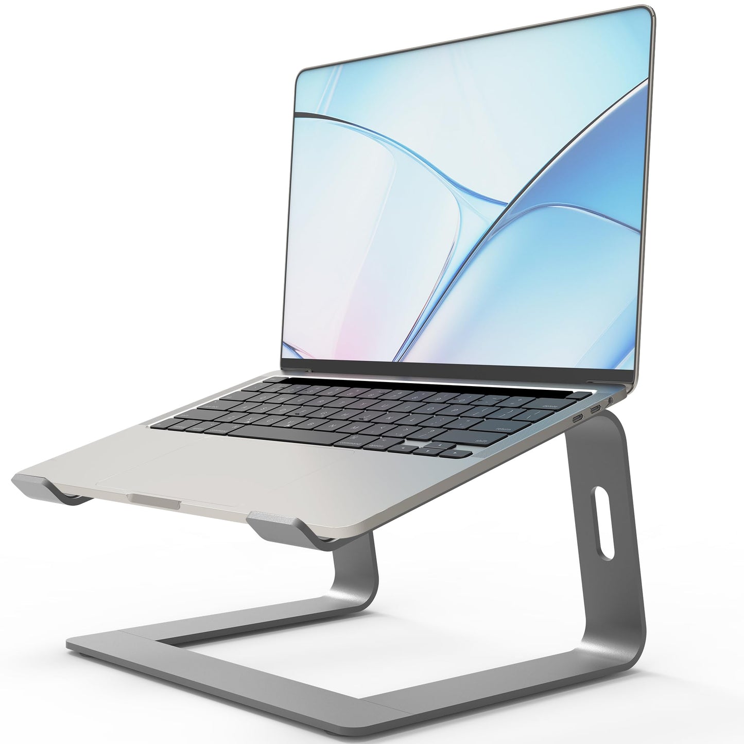 Orionstar Laptop Stand for Desk, Aluminum Laptop Riser, Portable Computer Stand for Apple Mac MacBook Air Pro 10-15.6 Inch Notebook Computer