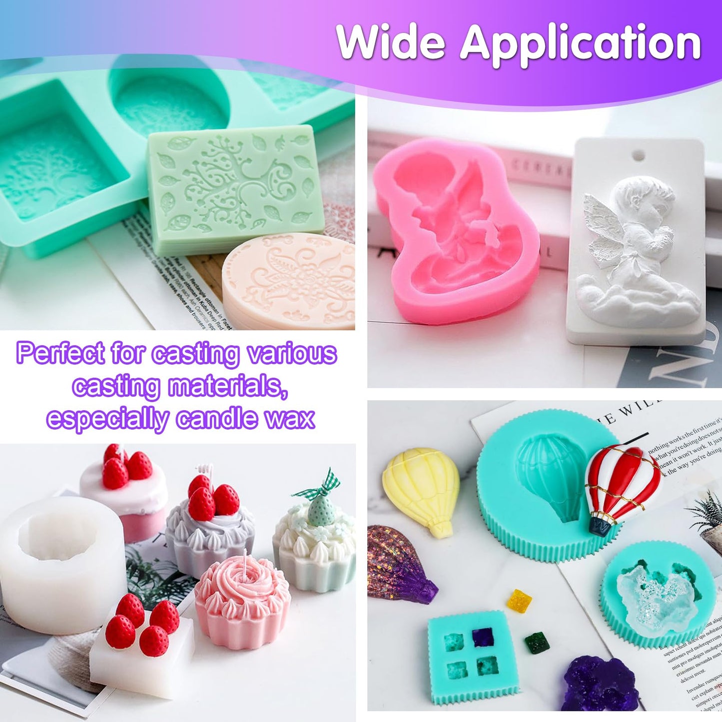 STARTSO WORLD Silicone Mold Making Kit 20A, Jade Green Platinum Liquid Silicone Rubber for Mold Making, Fast Cure & Food Safe Silicone Mold Maker