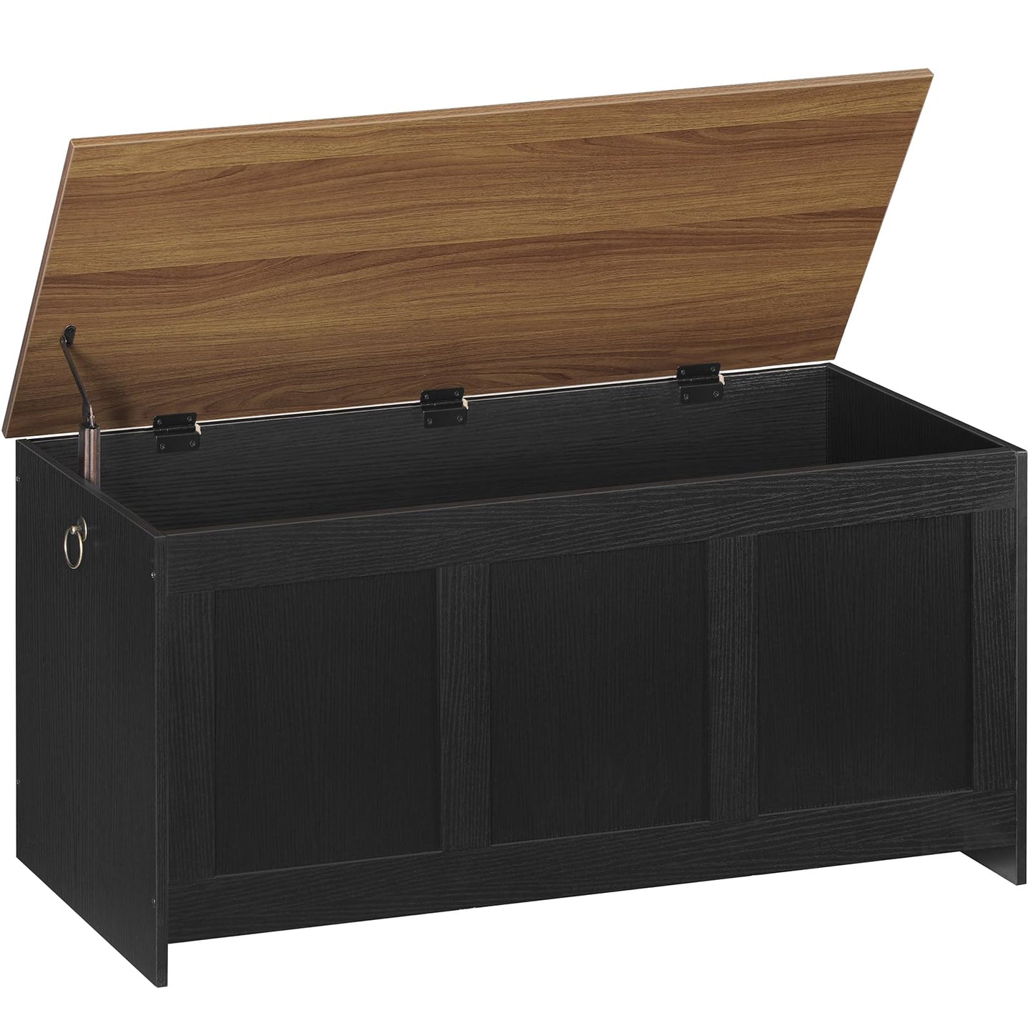 HOOBRO Storage Chest, Wooden Storage Bench, Wooden Storage Chest Trunk, Blanket Storage Box, Large Toy Chest, Shoe Storages Bench, 100 cm