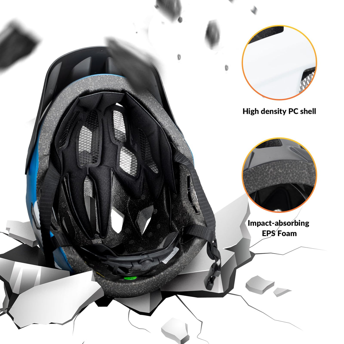 ROCKBROS Kids Helmet Toddlers Bike Helmet Full Face for Baby Child Youth BMX MTB Scooter Roller Skating Skateboard Adjustable Breathable Safety Crash