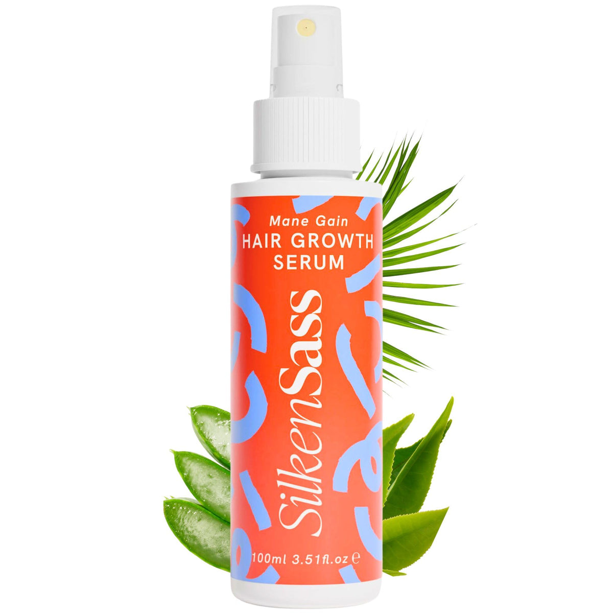 Silken Sass DHT Blocker Hair Growth Serum for Women ? Mane Gain Leave-In Treatment with Redensyl? & Saw Palmetto ? Botanical Formula for Thinning Hair
