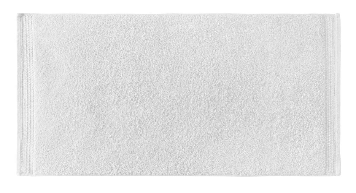 Top Towel - Premium - Large Bath Towels - Bath Towels - 2 Face Towels or Bidet -30x50cm - 100% Cotton - 600g - White