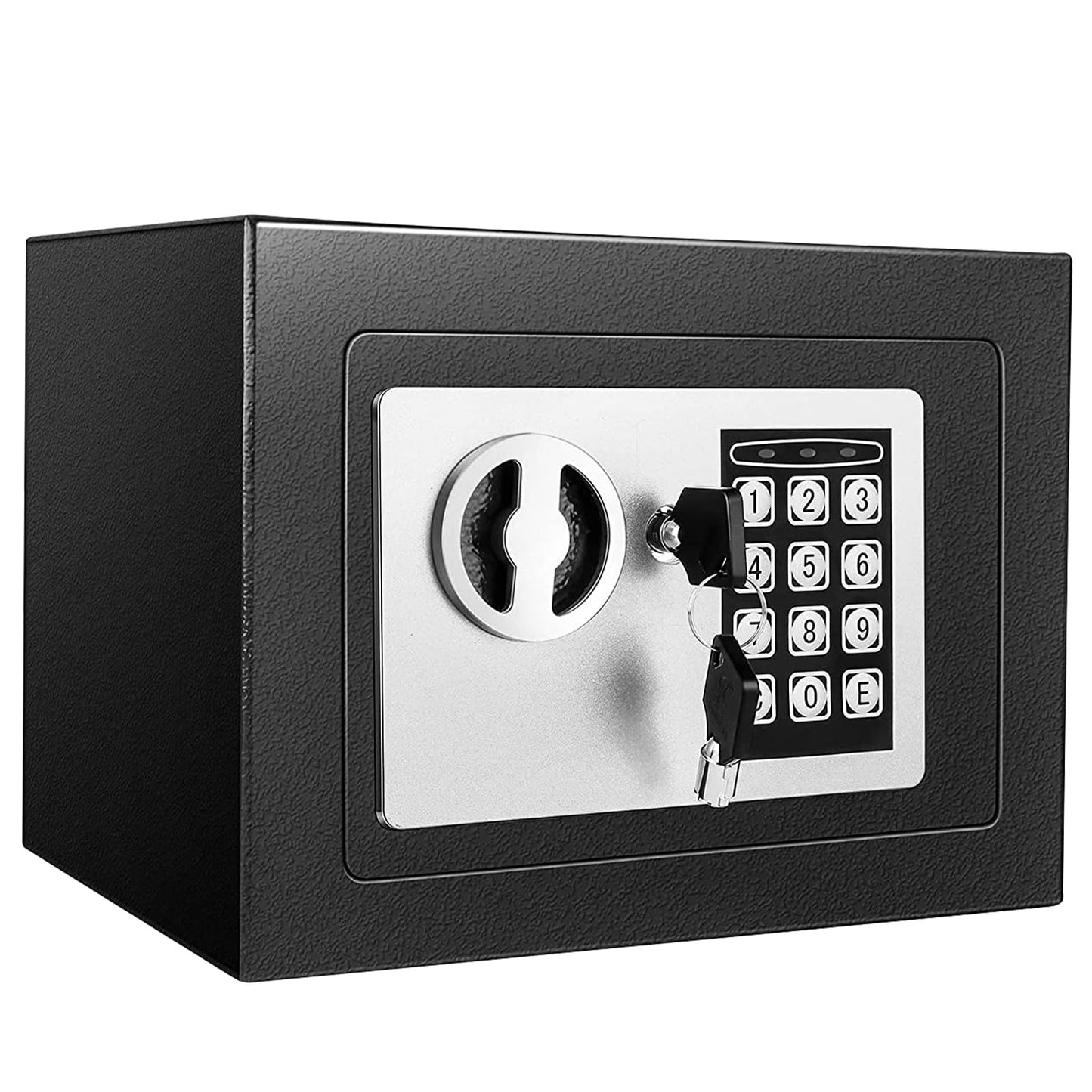 SINZUX 6.6L Digital Steel Safe, Safe Boxes for Home Use, Electronic Security Home Office Money Cash Safes With 2 keys, Wall Safes