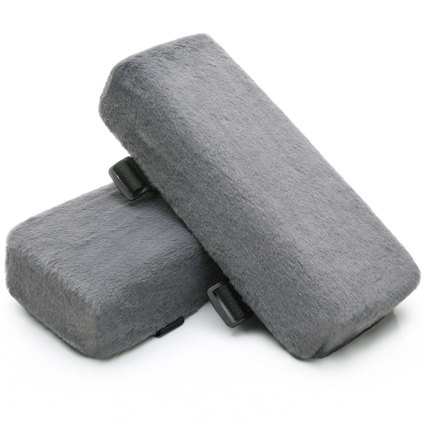 LargeLeaf Plush Chair armrest Cushions Elbow Pillow Pressure Relief Office Chair Gaming Chair armrest with Memory Foam armrest Pads 2-Piece Set of