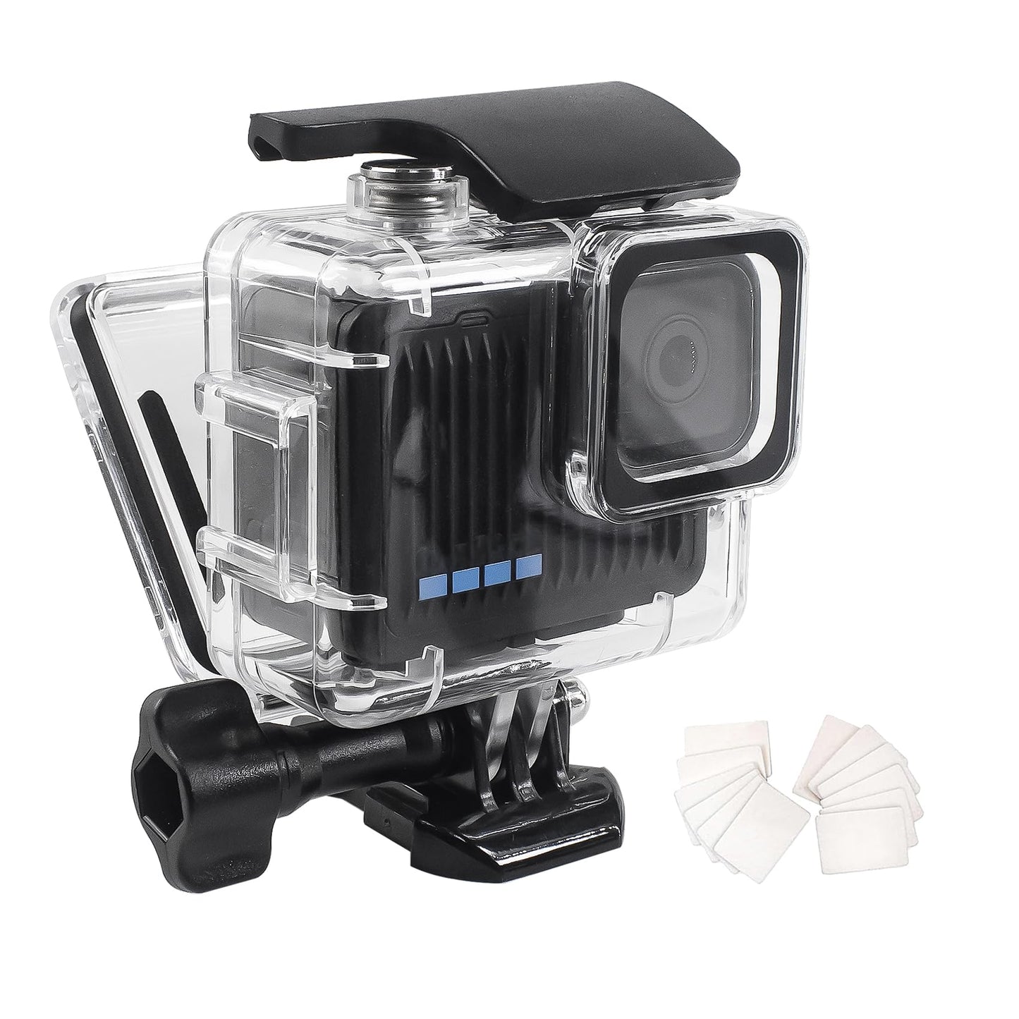 FitStill 148FT/45M Underwater Waterproof Diving Housing Compatible for Go Pro Hero,Protective Dive Case Shell with Mount Hero 4K Accessories Kit