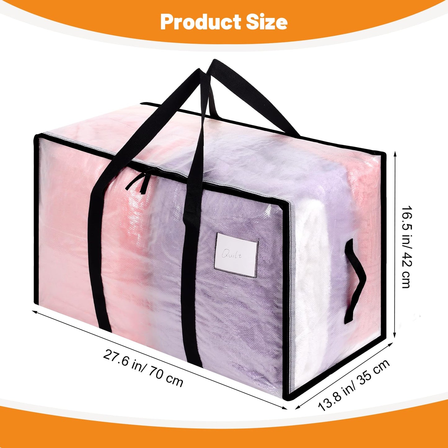 Dntorx 8 Pack 105L Moving Bags Heavy Duty Storage Bag Dorm Moving Essential