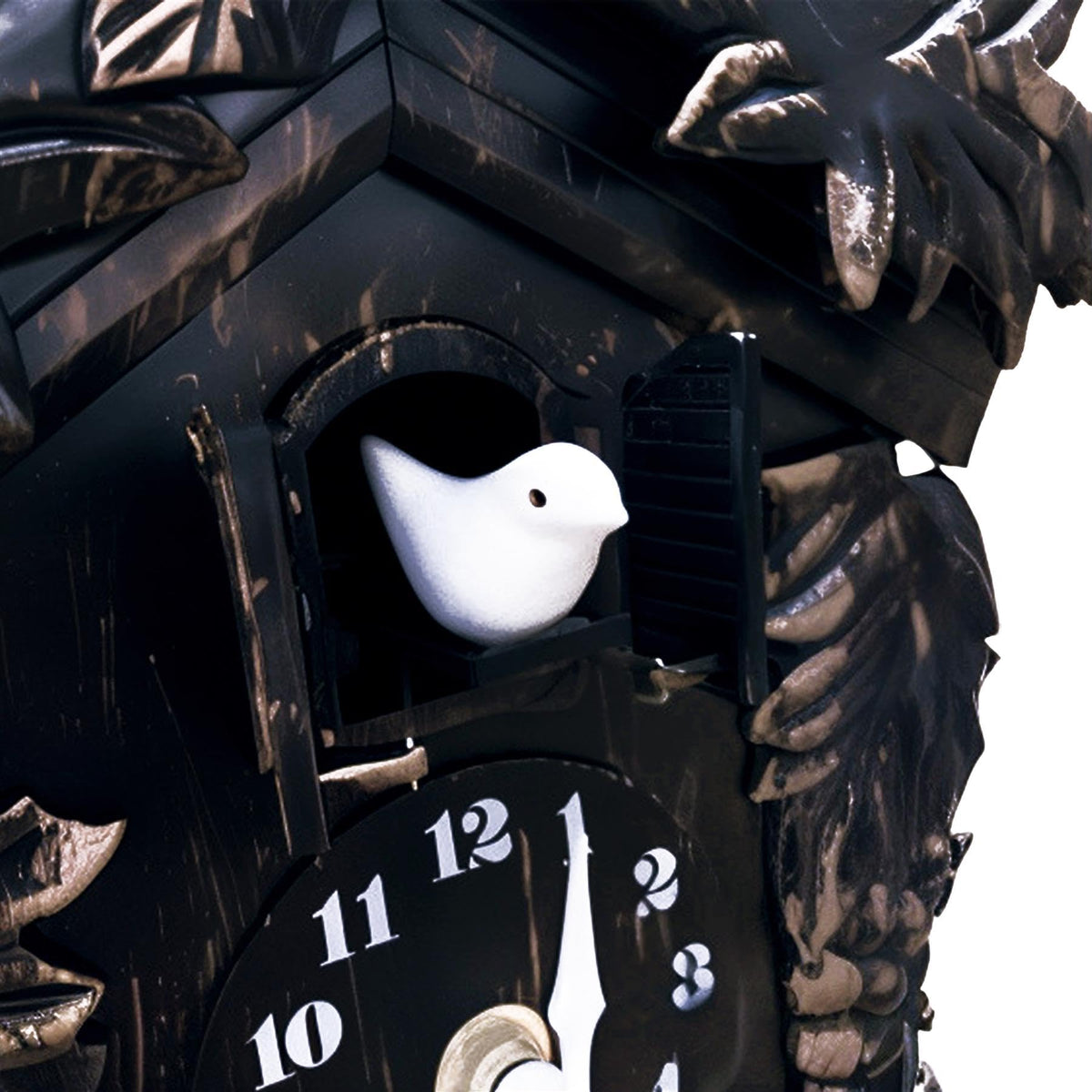 WALPLUS 24x31x13cm Black Forest Cuckoo Clock Classic Clock Home DIY Decoration Office Accessories Minimalist Design Bedroom Decor Stylish Living Room