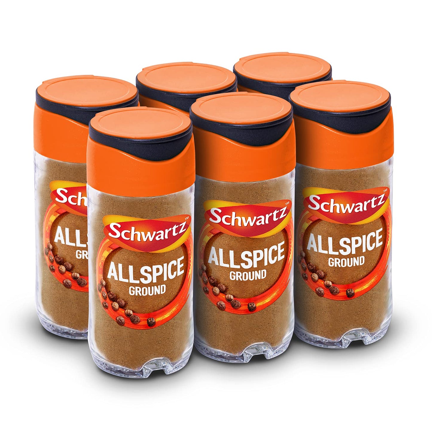 Schwartz Ground Allspice 37 G | Jar | Pack of 6 | Warm and Fruity | Bursting with Incredible Flavour | Key Ingredient in Savoury and Sweet Dishes