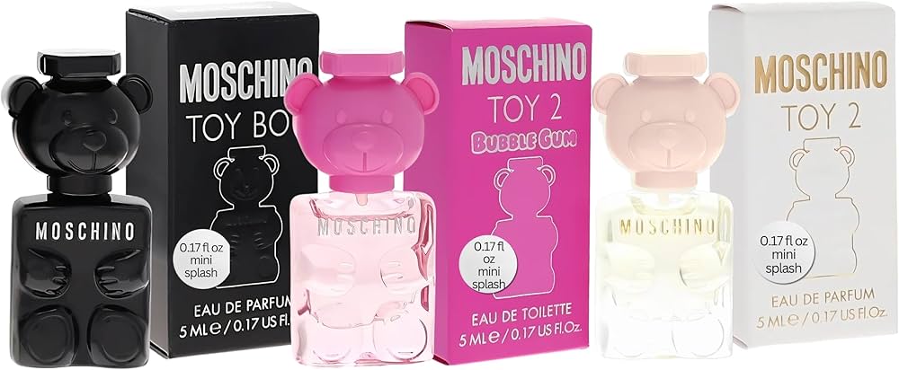 Moschino Toy Miniature Gift Set 2 x 5ml Toy 2 EDP + 5ml Toy Boy EDP + 2 x 5ml Toy 2 Bubble Gum
