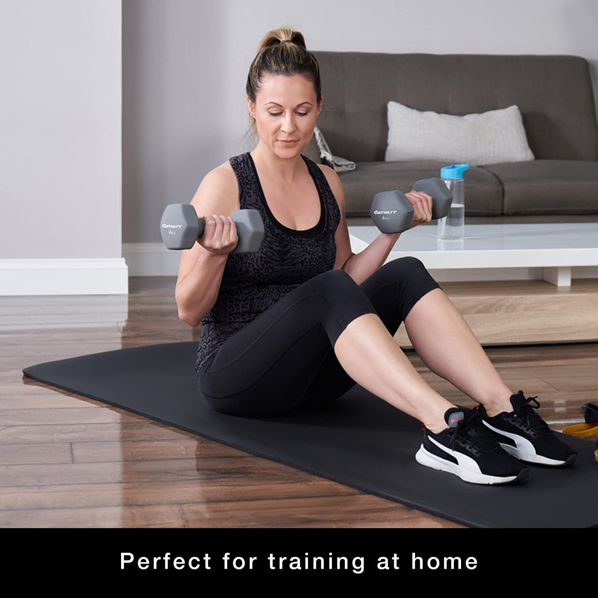 Athlyt - Neoprene Dumbbells - 2 x 7 kg