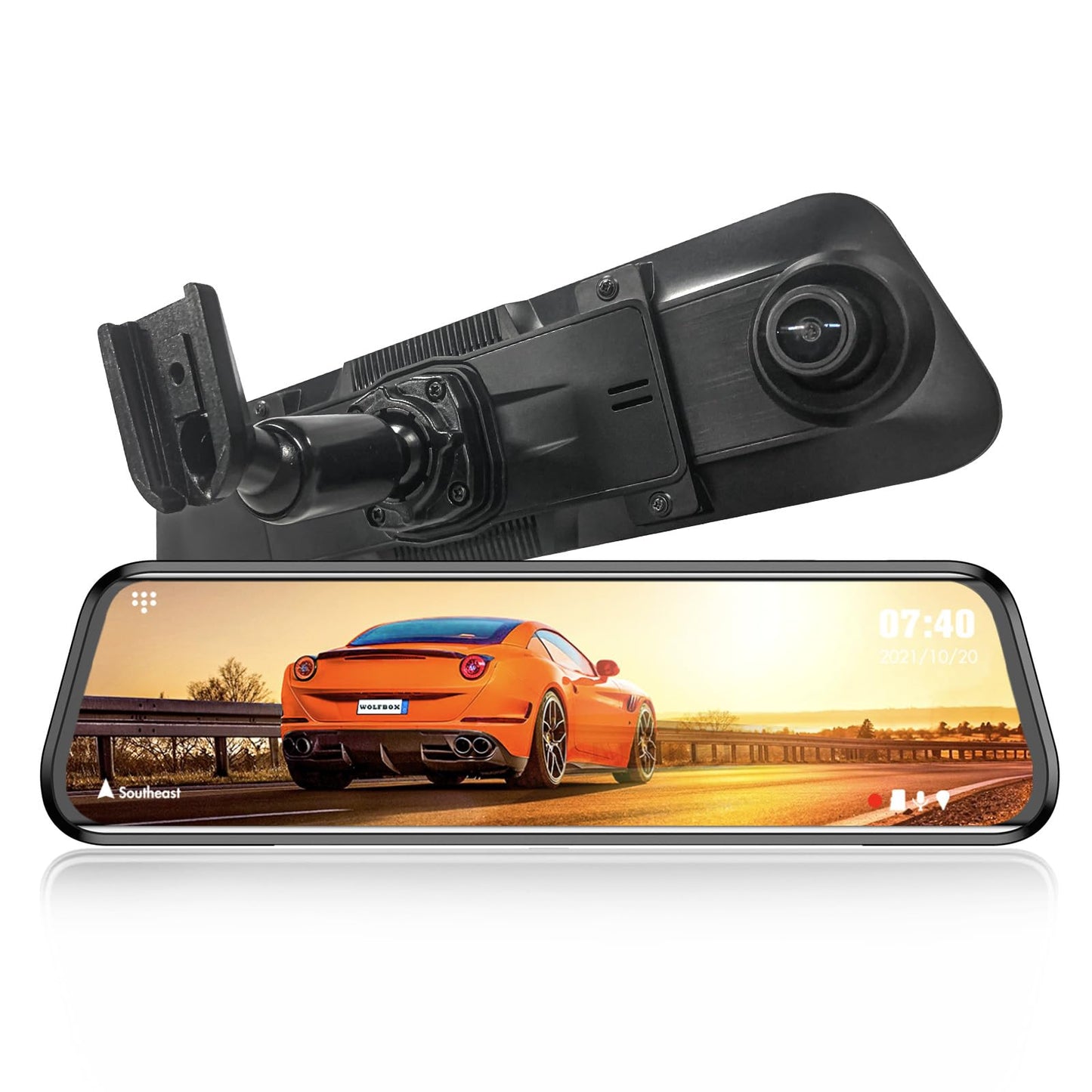 WOLFBOX OEM Bracket for USB C G900PRO/G850PRO/G840S/G840H/G850/G900 Mirror Dash cam