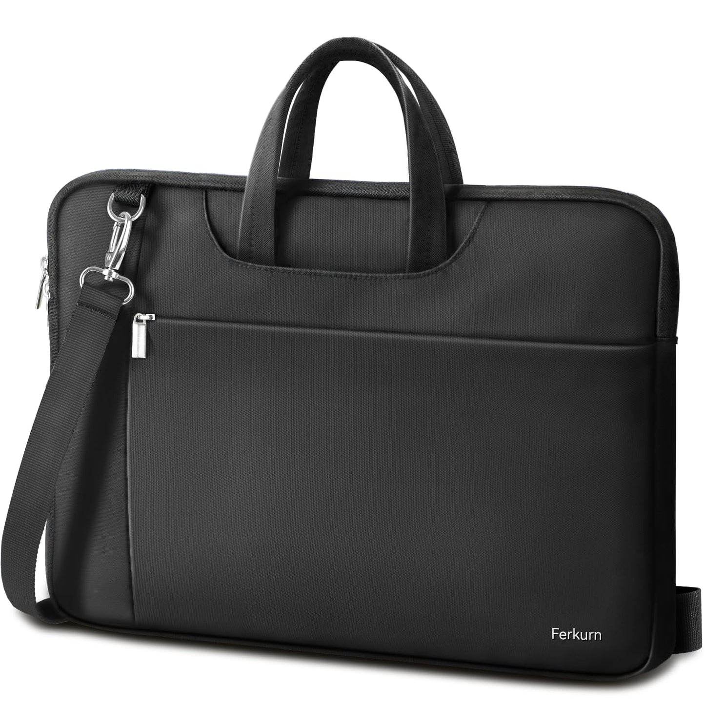 Ferkurn Laptop Bag Case 17 17.3 inch for Women Men, Messenger Briefcase Compatible with Alienware Nitro 5 XPS 17 ThinkPad Legion 5 Inspiron HP