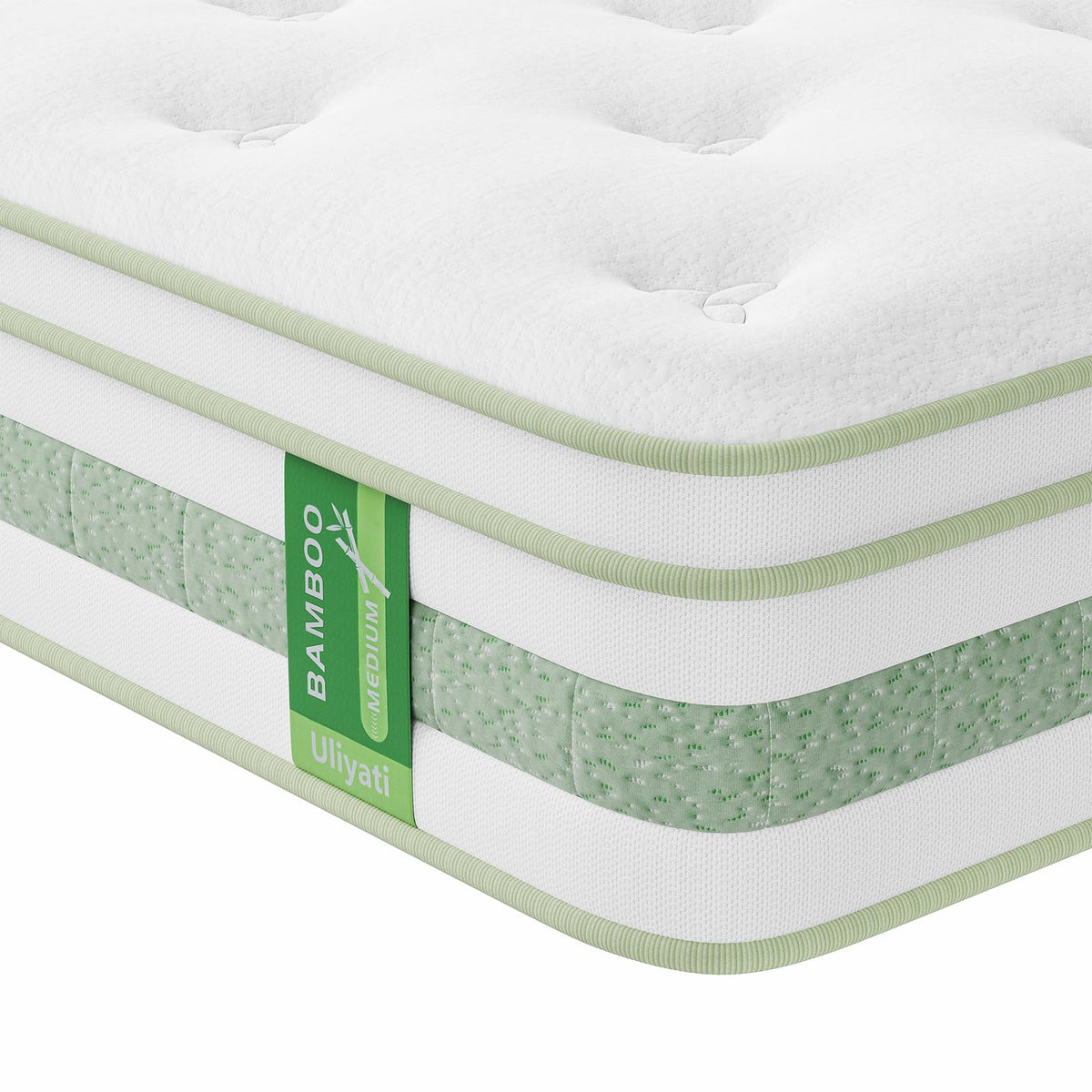 Uliyati Double Mattresses Memory Foam Pocket Sprung Mattress,135x190x25cm