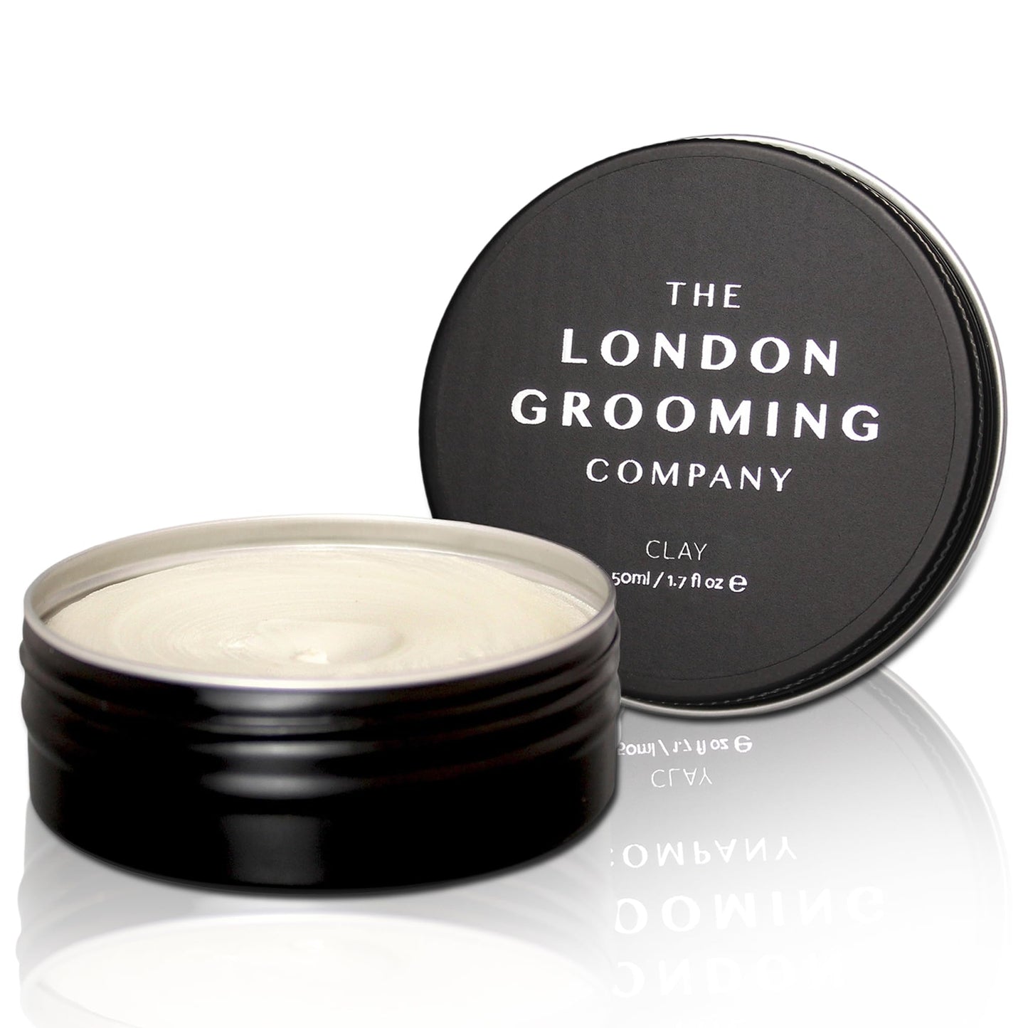 The London Grooming Company Hair Clay For Men | Firm All-Day Hold | Matte Finish | Easy To Wash Out | 50ml (1.7 Fl Oz)