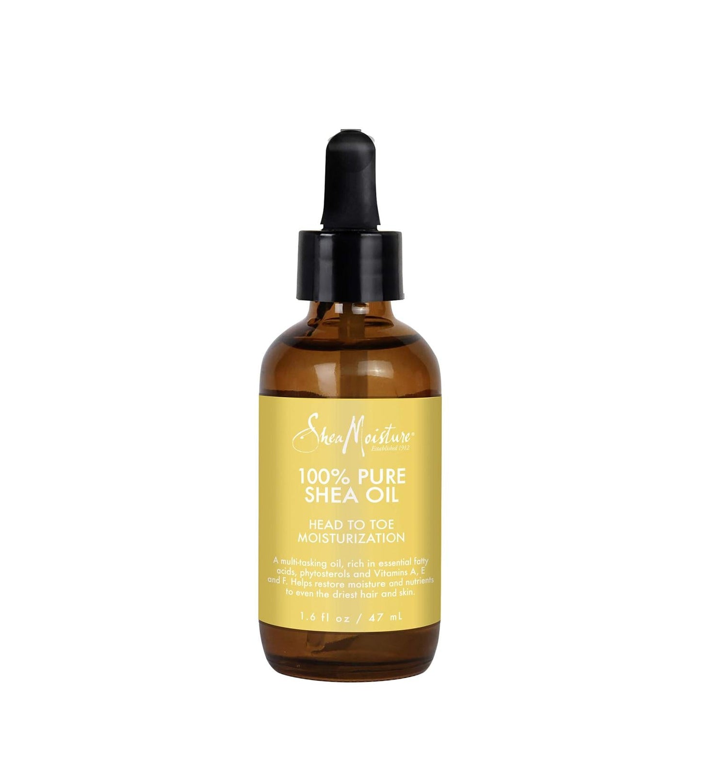 Shea Moisture 100% Pure Shea Oil 1.5 oz / 47 ml - Multi-Tasking Hair & Skin Nourishment