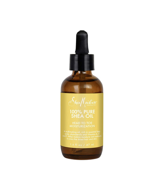 Shea Moisture 100% Pure Shea Oil 1.5 oz / 47 ml - Multi-Tasking Hair & Skin Nourishment