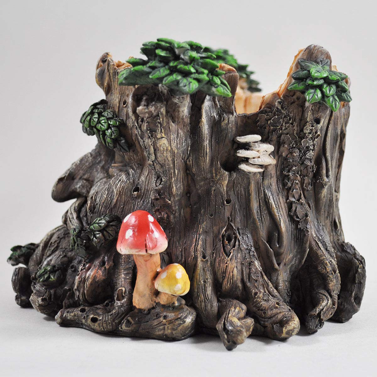 Tree Ent Face Plant Pot Holder Greenman Decorative Garden Myth Sculpture Planter H15cm
