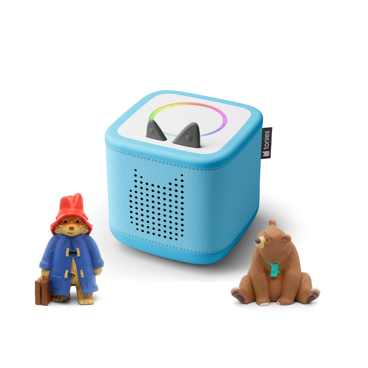 tonies Toniebox 2 Bundle Incl. 2 Tonies: We?re Going on a Bear Hunt, Paddington Bear, Sky Blue