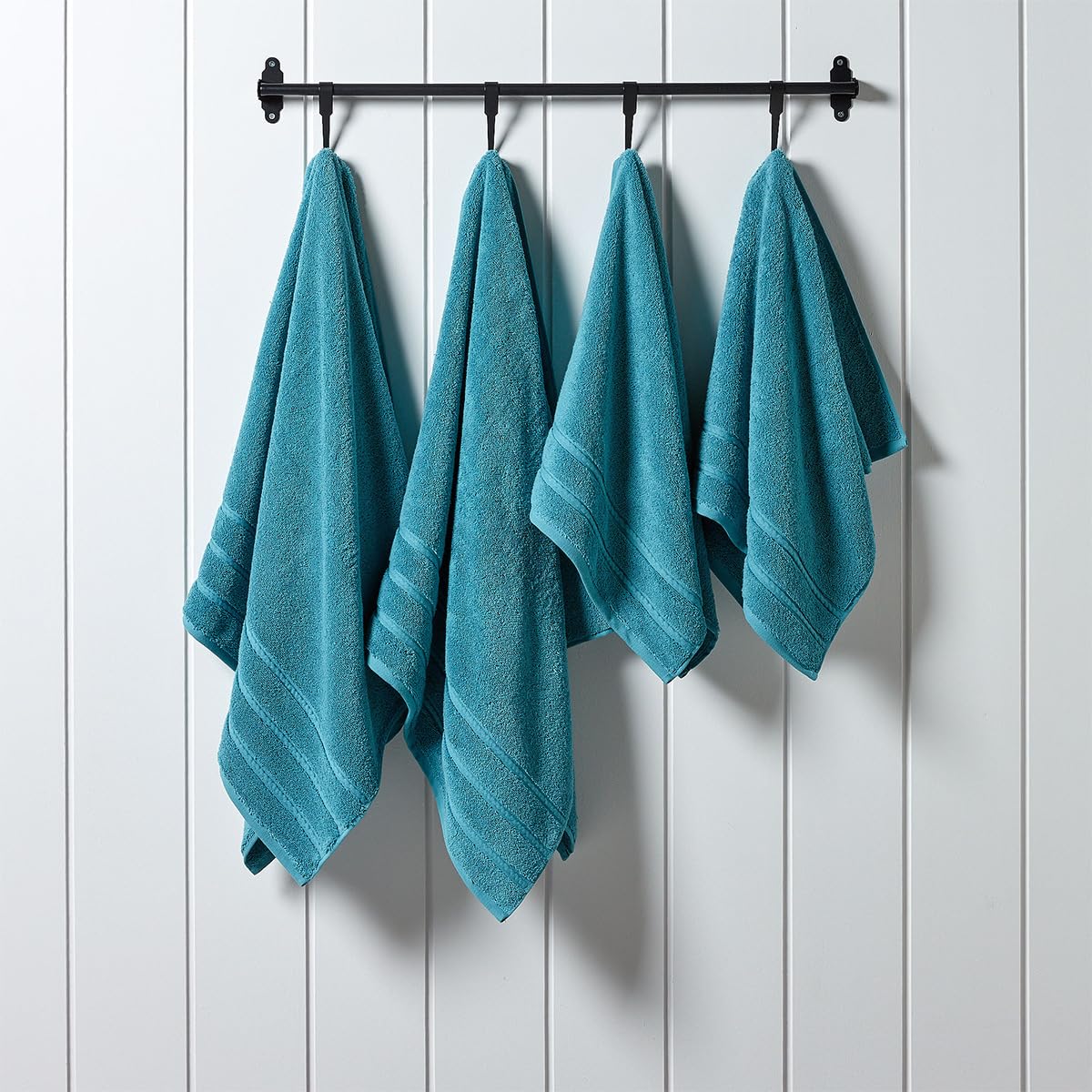 Christy Antalya Family Towel Set | 6 Piece | 100% Turkish Cotton | 600GSM | Soft Plush Luxury Towel Set | 2 Bath Sheets 2 Bath Towels 2 Hand Towels
