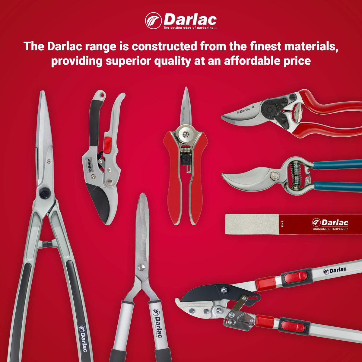 Darlac Geared Anvil Tree Pruner Head ? Interchangeable Garden Pruning Head for Telescopic Swop Top Telescopic Pole Attachment ? Immense Cutting Power