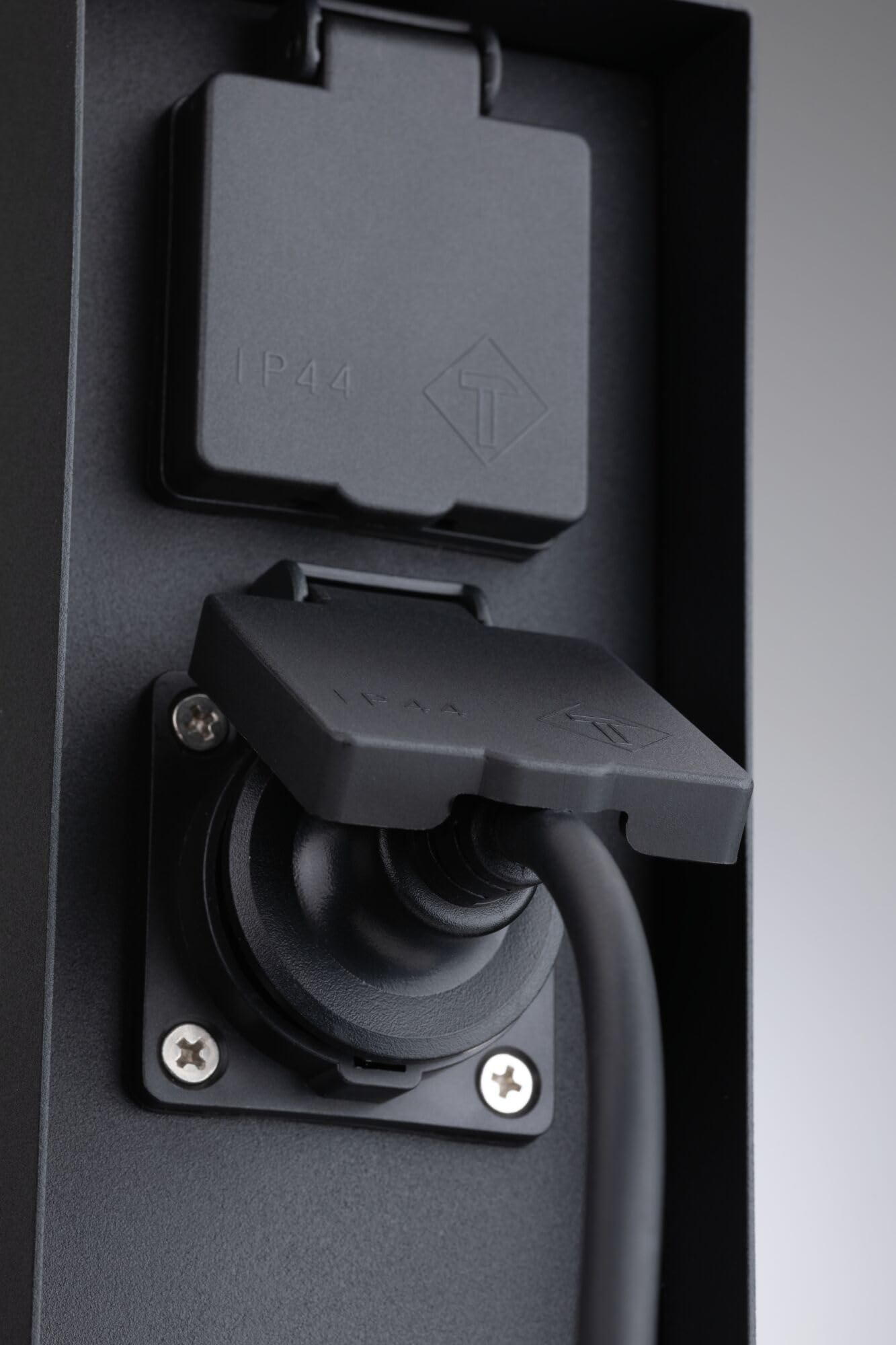 Paulmann Rio 94657 Outdoor Light Socket Column Double IP44 Square Max. 3,650 W Anthracite Power in Garden Metal Distributor