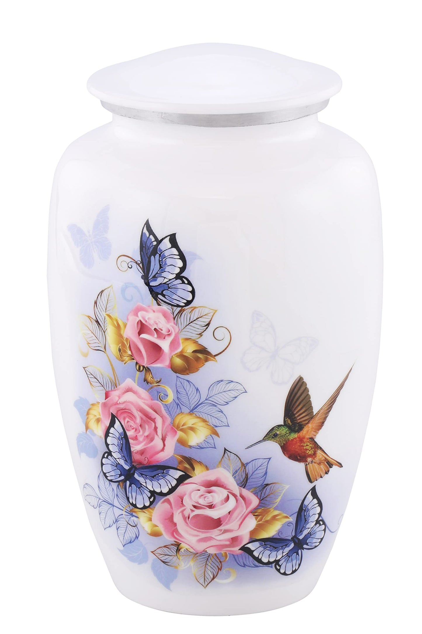 Urns of Dignity HUMMING BIRD CREMATION URNS,URN FOR HUMAN ASHES, ADULT URN FOR Funeral, Burial, Columbarium or Home, Cremation Urns for Human Ashes