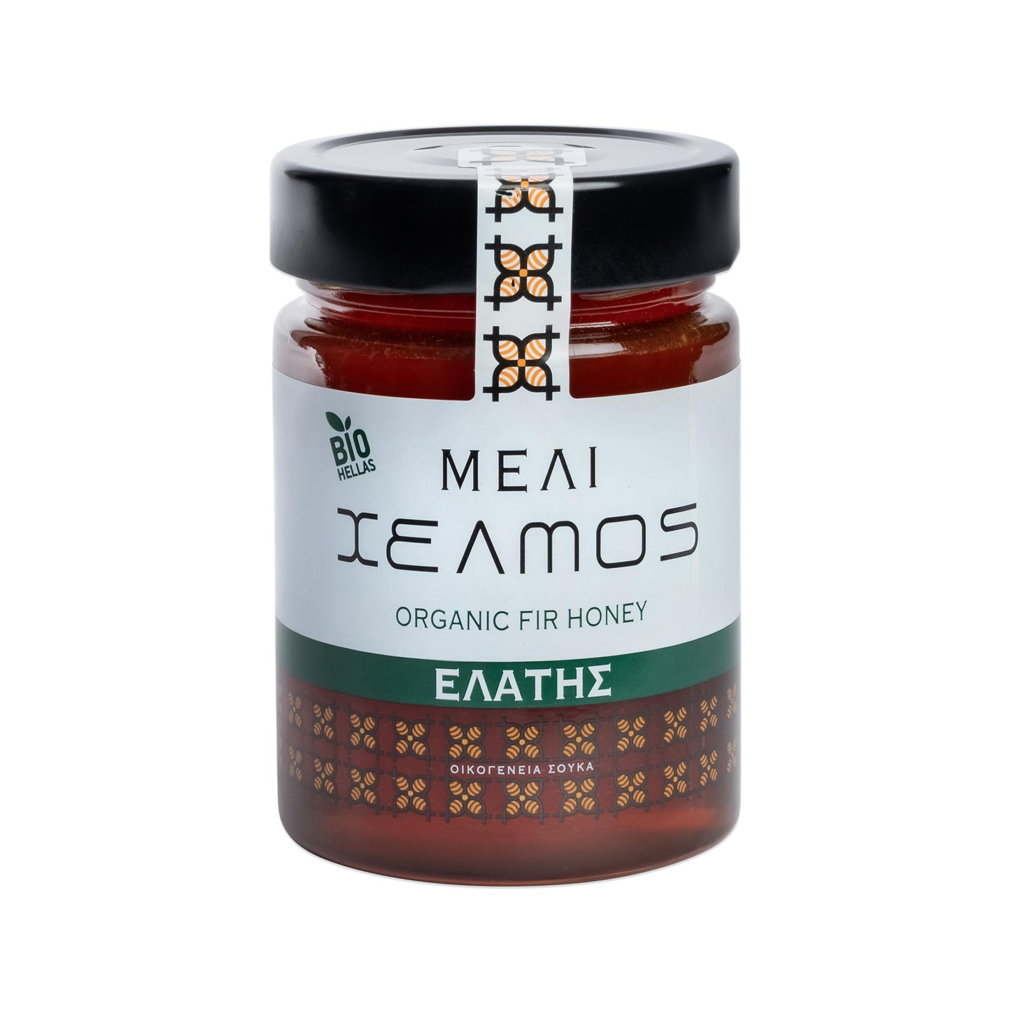 Helmos Greek Organic Fir Honey 450 g