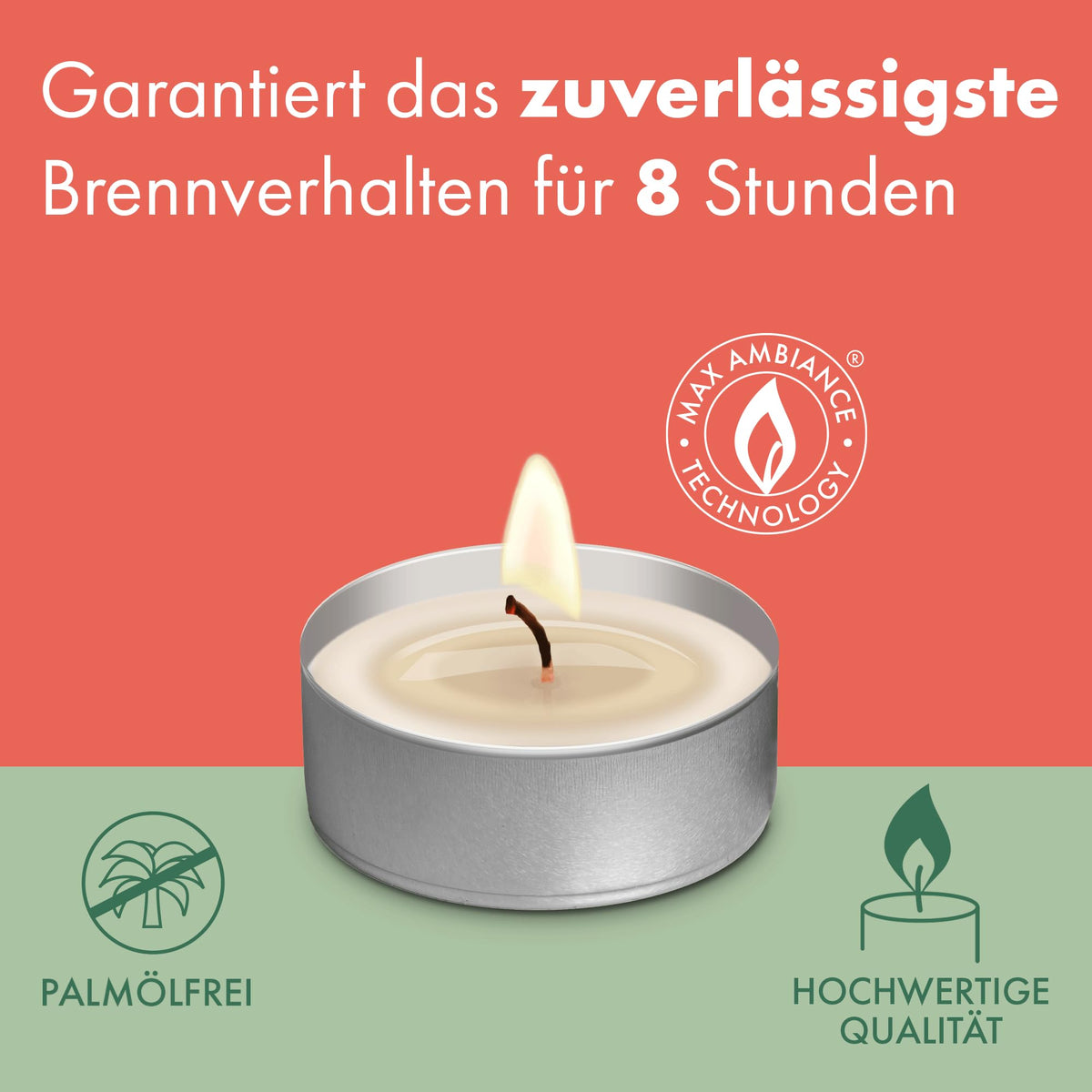 Bolsius - Bulk Pack Tea Lights - 225 Pieces - 8 Burning Hours - White - Contains Natural Plant Wax - Length Burning Time - Decorative Household