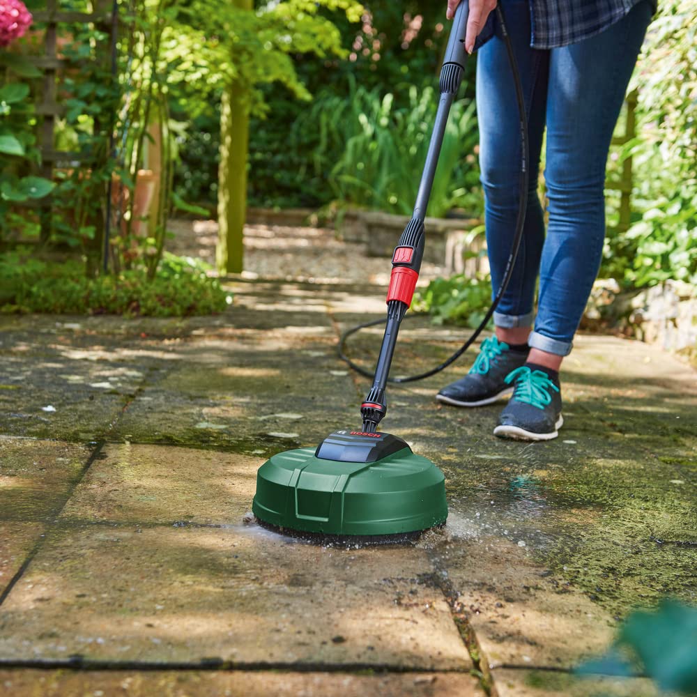 Bosch Aquasurf 250 patio cleaner attachment (accessories for Bosch high-pressure cleaner) green