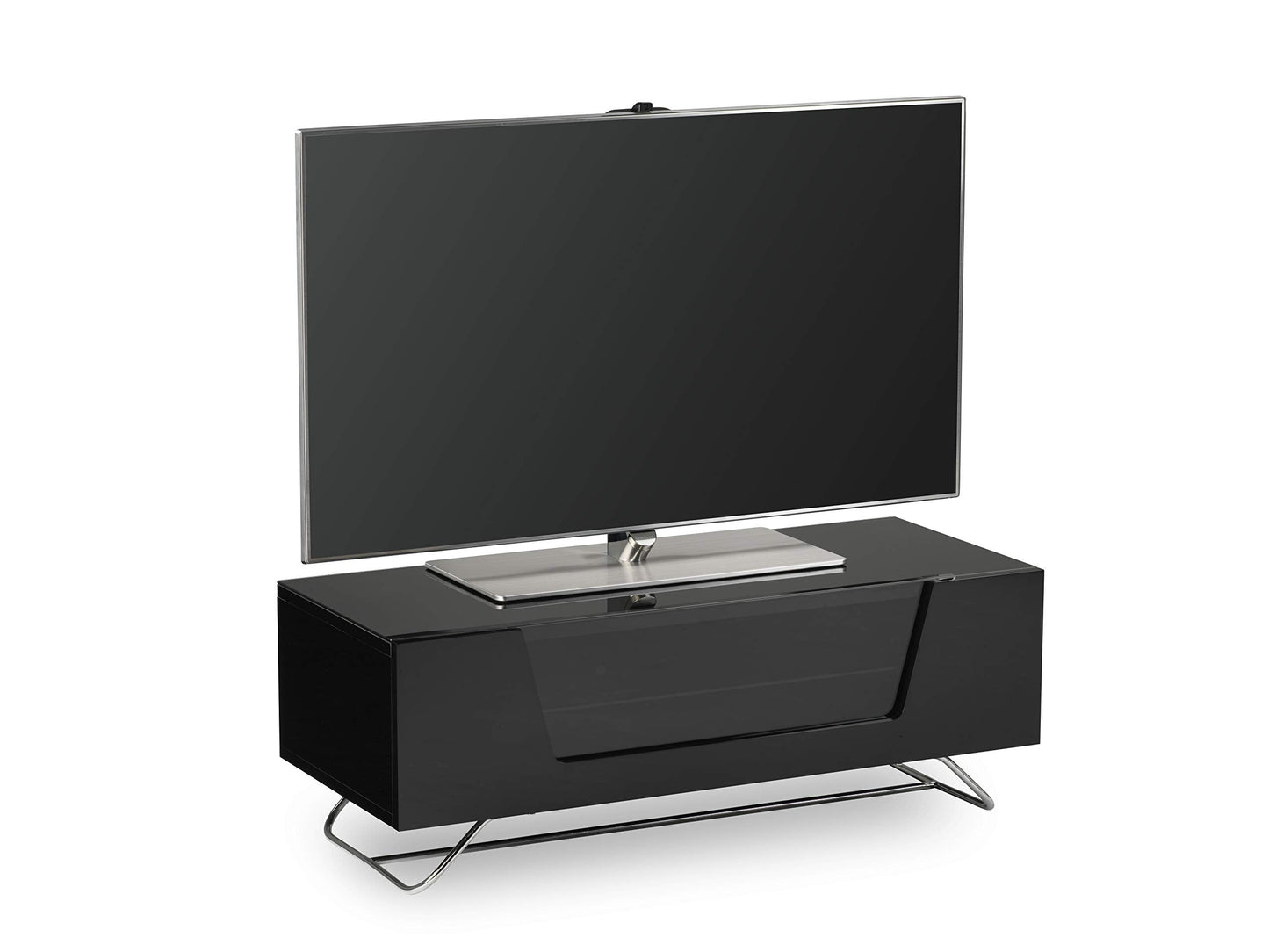 Alphason Chromium 2 1000 TV Cabinet - Black