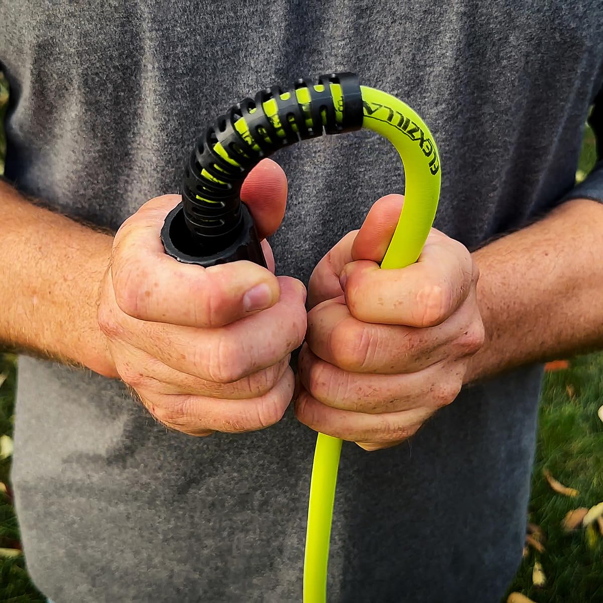 Flexzilla Pressure Washer Hose with M22 Fittings, 1/4 in. x 50 ft., ZillaGreen - HFZPW3450M-E