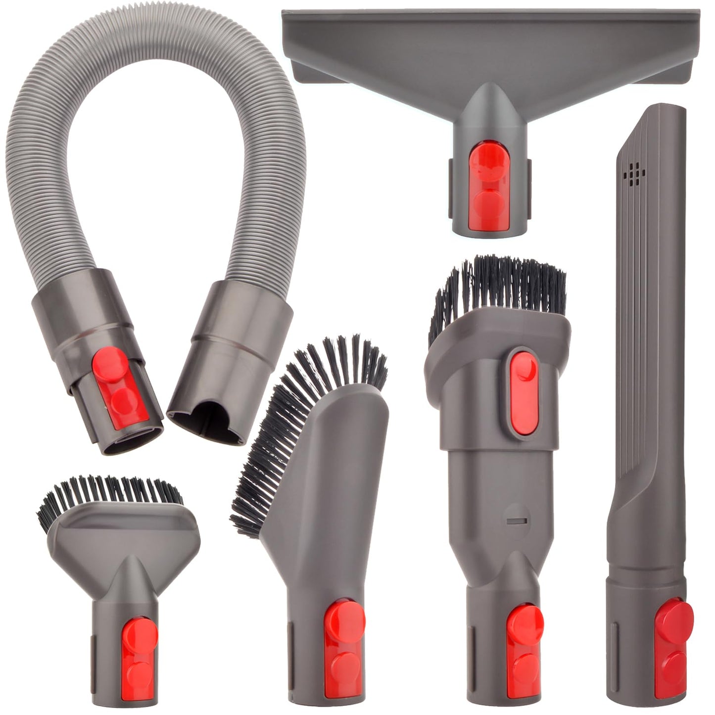 Fullclean Attachment Kit for Dyson Gen 5 V15 V12 V11 V10 V7 V8 Absolute Detect Cyclone Fluffy Mattress Outsize Vacuum Cleaner Accessories Bundle