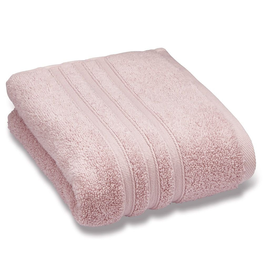 Catherine Lansfield Zero Twist Cotton 90x140cm Bath Sheet Pink