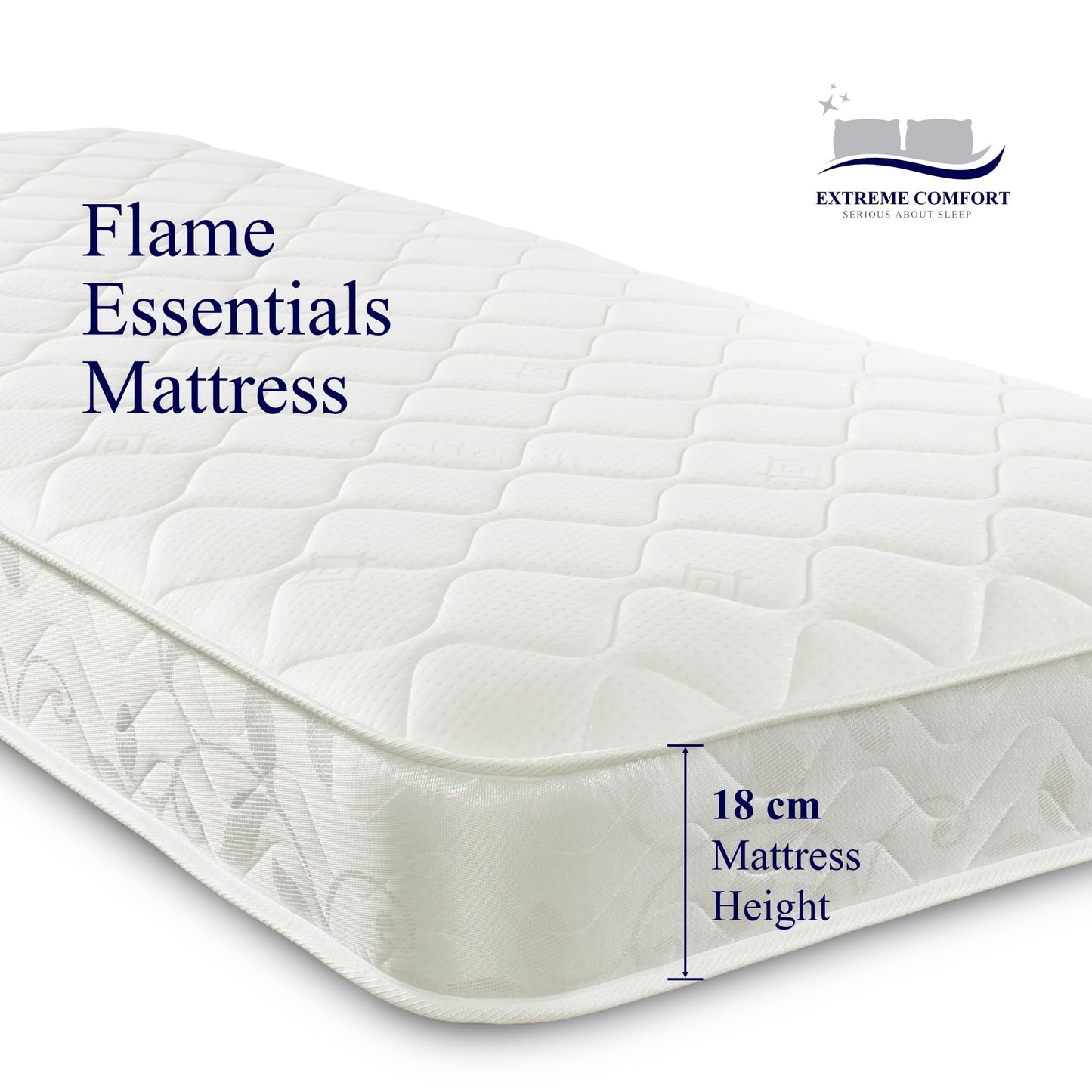 eXtreme comfort ltd Flame Essentials Double Mattress