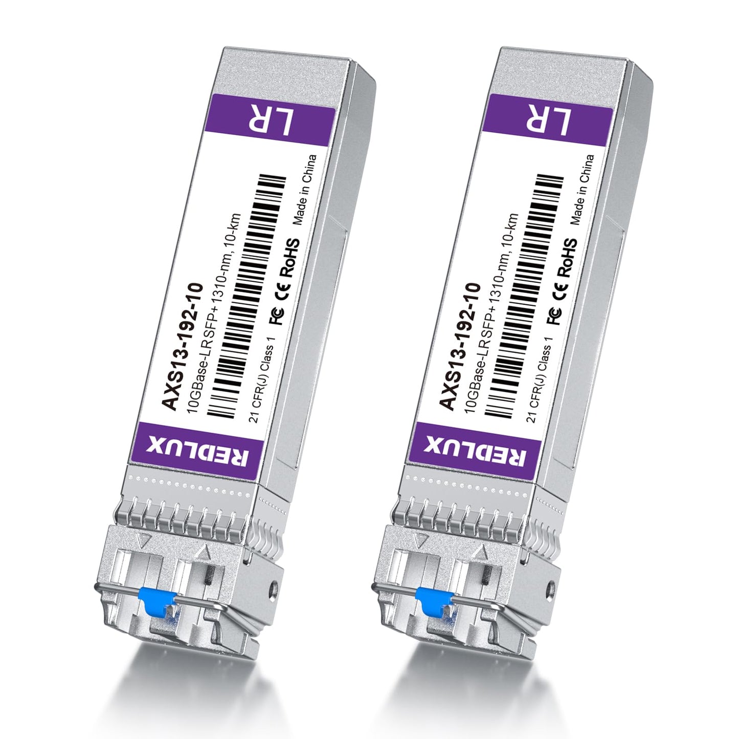 10G SFP+ LR Singlemode Module, 1310nm, Dual LC Connector, 10GBase-LR Fiber Module Compatible for Cisco SFP-10G-LR, Meraki MA-SFP-10GB-LR, Ubiquiti