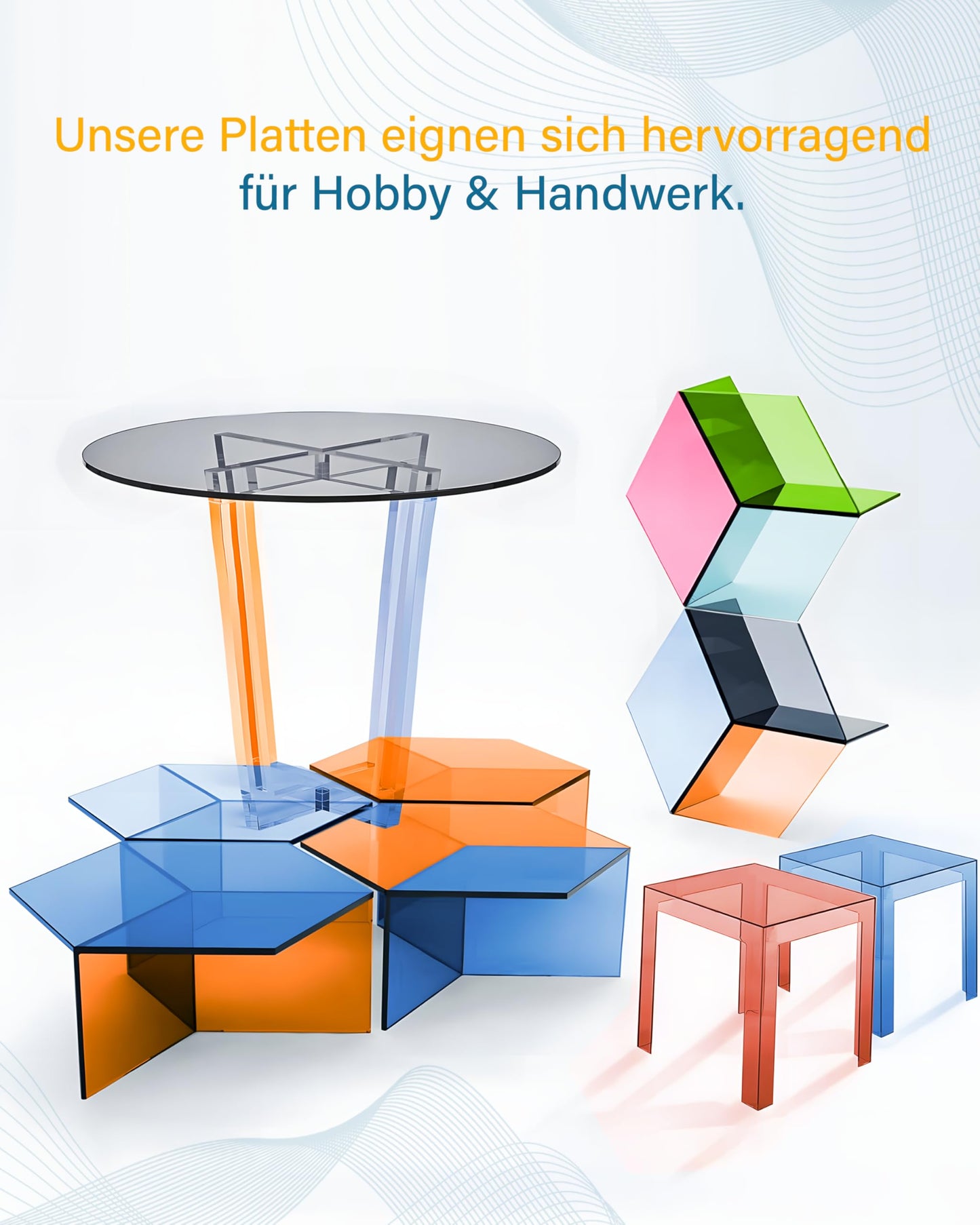 nattmann Plexiglas® GS coloured, 3 mm, versatile, shatterproof acrylic glass plate for light objects and more, brand quality in 25 x 50 cm