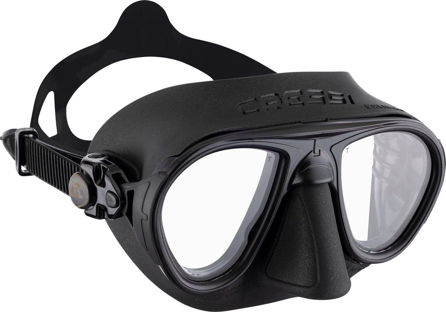 Cressi Calibro FOG STOP SYSTEM - Professional Diving / Snorkeling Mask,Black
