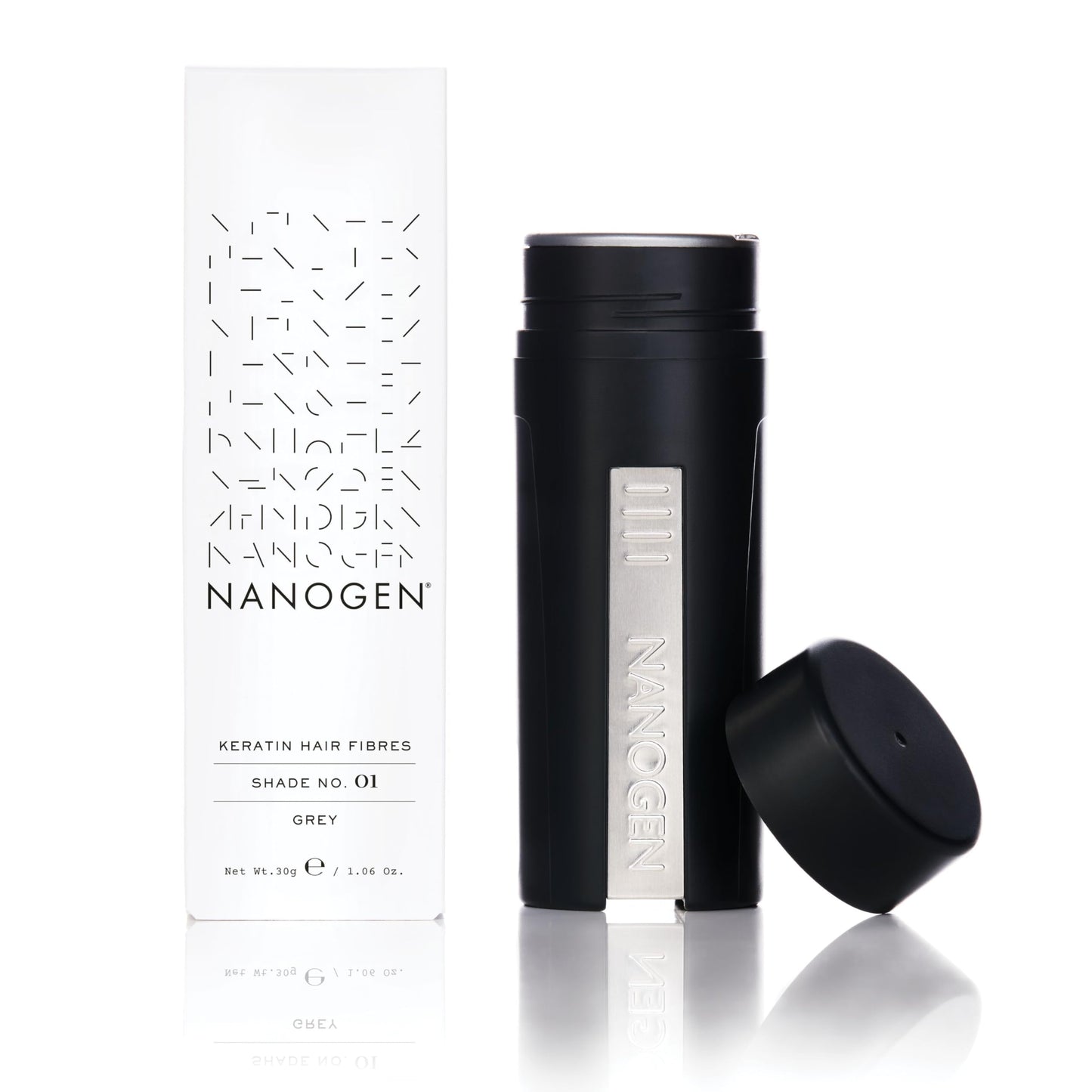 Nanogen Hair Fibres, 30 g Grey