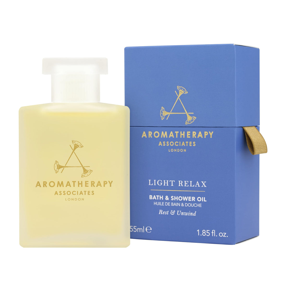 Aromatherapy Associates Bath and Shower Oil, Luxury Spa, Natural Bath, Bath Oil, Vegan, Cruelty Free, Environment Friendly (Light Relax Bath and