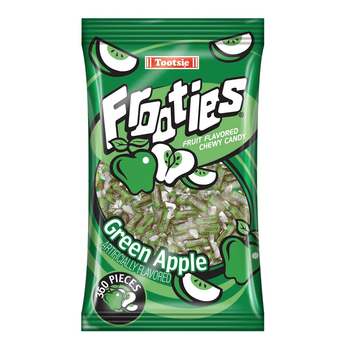Frooties 360 Piece Bag Green Apple
