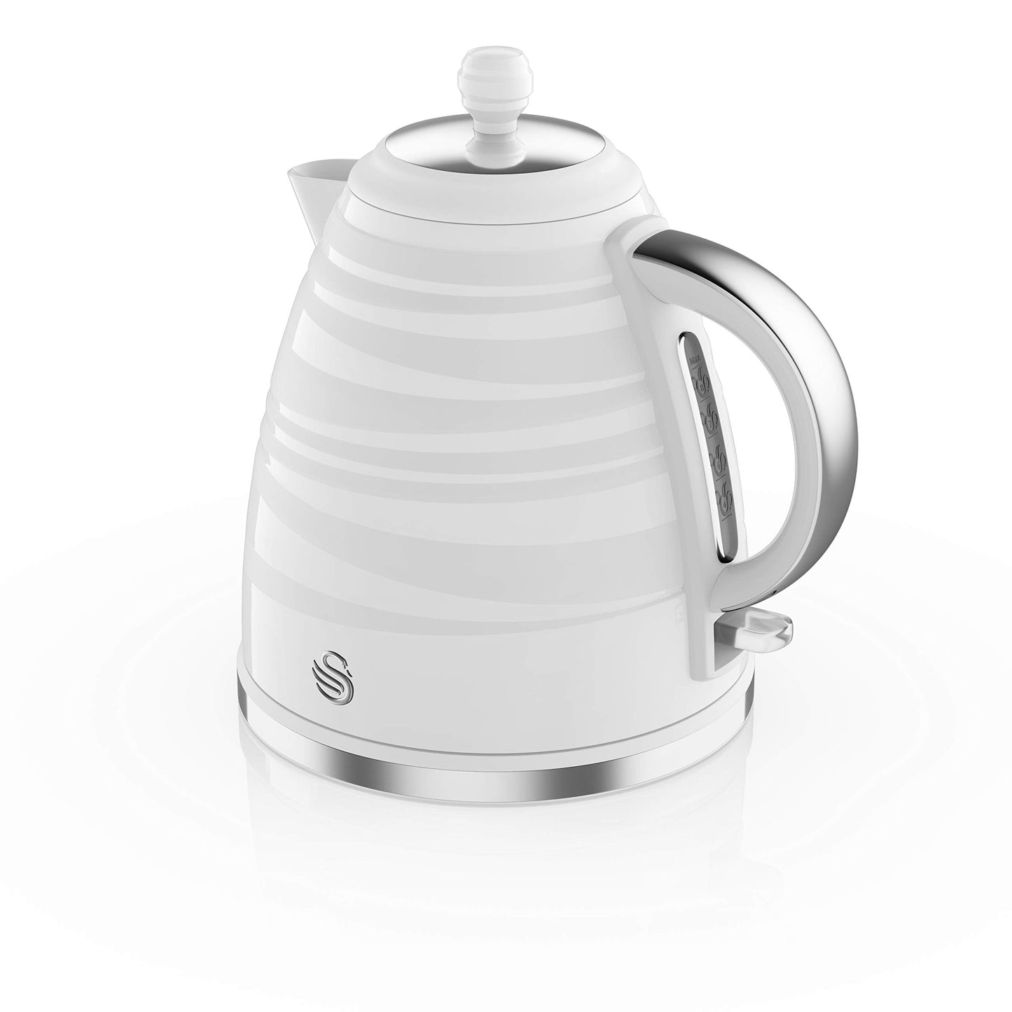 Swan SK31050WN, Symphony 1.7 Litre Jug Kettle with Fast Boil, 360 Degree Base, 3000 Watts, White