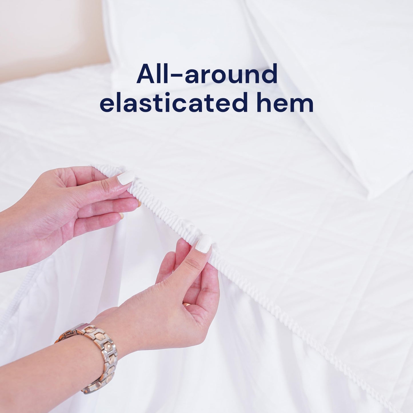 Sheet Story Quilted Mattress Protector Super King Size - 40cm Deep Pocket - Hypoallergenic Superking Mattress Protectors - Not Waterproof